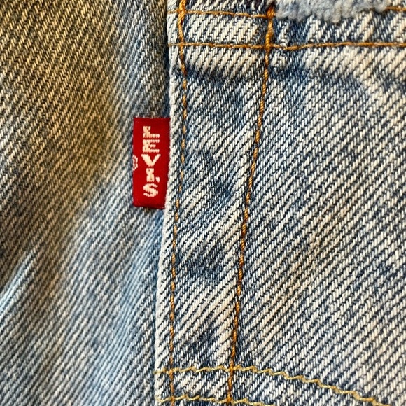 Levis Premium 501 150th Anniversary 93' Sashiko Patchwork 7" Shorts Size 30 - Picture 4 of 11